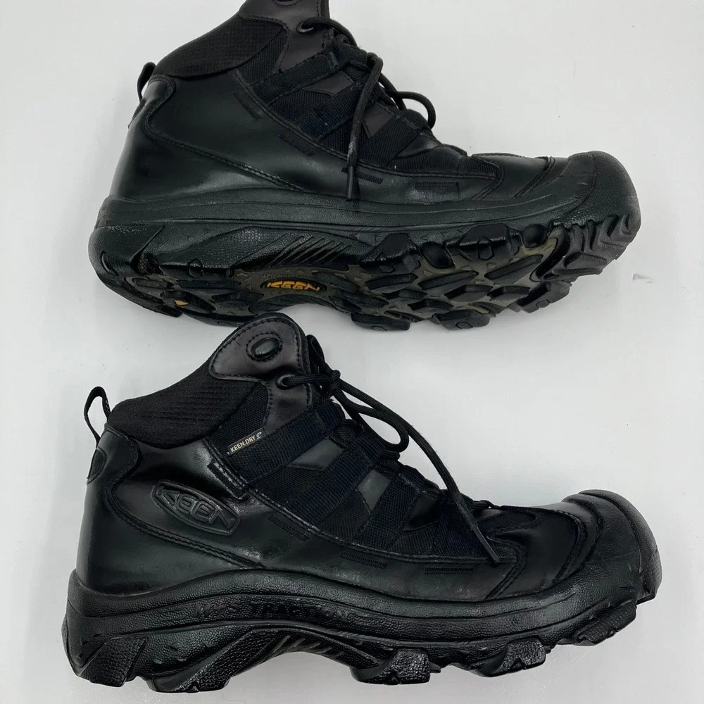 Keen Dry Mens 13 Winter Hiking Boots Black Waterproof Insulated 200g 1243-BKBK